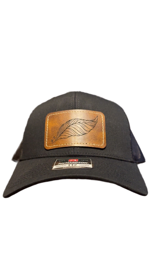 Black Feather Hat